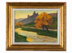 JIRASEK Alfred 1863-1931,Ruin At The Senftenberg,1900,Auctionata DE 2015-08-21