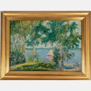 JIROUCH Frank Luis 1878-1970,Lakeside,1920,Gray's Auctioneers US 2020-12-02