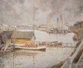 JO Michail 1893-1960,Harbour in Riga,1935,Hargesheimer Kunstauktionen DE 2022-09-07