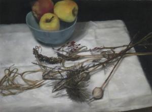 JOAN WAID Mary 1939,Still Life with Apples,1994,William Doyle US 2017-07-26