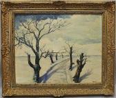 JOANNA Ridpath,Winter Landscape.,Alderfer Auction & Appraisal US 2013-06-13