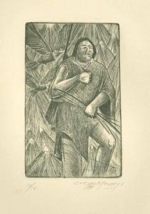 Joaquin CRESPO MANZANO 1927,Title: Untitled - Pioneer,Ro Gallery US 2008-09-11