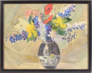 JOBBÉ DUVAL A 1800-1800,Vase de fleurs,Art Richelieu FR 2016-02-05