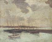 JOBBÉ DUVAL Gaston 1856-1929,Paysage marin,Dogny Auction CH 2015-12-01