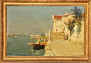 JOBBINS William H 1872-1893,On the Zattere, Venice,Tring Market Auctions GB 2015-05-01