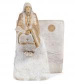 JOE Oreland C. 1958,A Native American seated on a rocky outcrop,Bonhams GB 2015-02-22