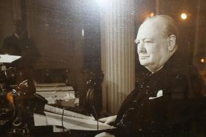 JOEL David,A framed photograph of Winston Churchill,Mallams GB 2013-06-06