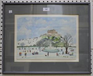 JOEL Judy 1946,Edinburgh in the Snow,1989,Tooveys Auction GB 2017-05-17