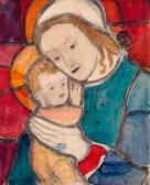 JOHANN Hugo 1890-1951,Madonna,Nagyhazi galeria HU 2023-12-12