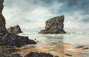 johanneson Steven Thor,A coastal scene with rock formations,2004,John Nicholson GB 2020-12-07