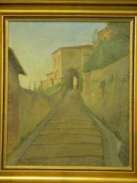 JOHANSEN Axel 1872-1938,Steps on Castle walls,1920,Peter Francis GB 2011-11-15