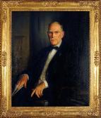 JOHANSEN John Christian 1876-1964,portrait of John Osgood Platt 11th President of ,1939,Pook & Pook 2010-11-19