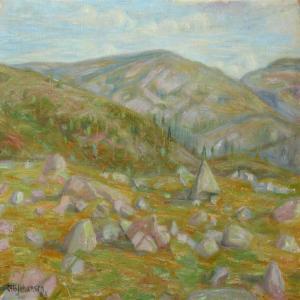 JOHANSEN Otto 1886-1934,Norwegian landscape,1908,Bruun Rasmussen DK 2011-10-31