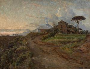 JOHANSEN Viggo 1851-1935,Vue de la campagne près de Po,1904,Artcurial | Briest - Poulain - F. Tajan 2019-04-16