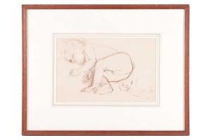 John Augustus 1878-1961,Pyramus Asleep,Dawson's Auctioneers GB 2024-03-28