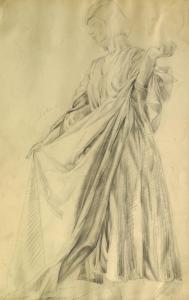 John Augustus 1878-1961,Study of a standing woman,Rosebery's GB 2018-01-24