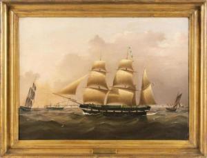 JOHN MURDAY John 1787-1847,A British barque off Dover,Eldred's US 2021-04-29