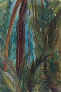 JOHN Vivien 1915-1994,A jungle study,1976,Mallams GB 2007-01-18
