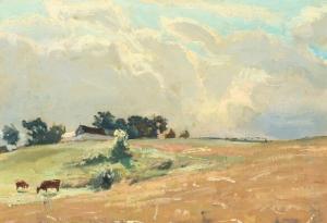 JOHNSEN Erik William 1866-1948,Landscape from Bornholm,Bruun Rasmussen DK 2020-01-28