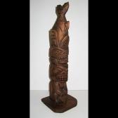 JOHNSON ABNER 1927-1997,CARVED HAIDA TOTEM POLE,Waddington's CA 2012-03-12