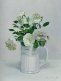 JOHNSON Audrey 1918-2010,White Roses,1966,Tennant's GB 2018-10-20