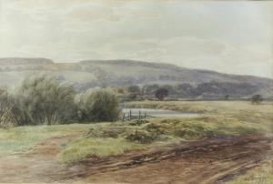 JOHNSON Charles Edward 1832-1913,The Downs, Burpham, Sussex,1895,Ewbank Auctions GB 2021-09-16
