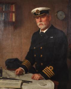 JOHNSON Cyrus 1848-1925,A Navigator,1908,John Nicholson GB 2018-11-28