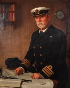 JOHNSON Cyrus,"A Navigator", a Portrait of Philip Daniels Ouless,1908,John Nicholson 2019-02-27