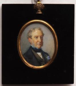 JOHNSON Cyrus 1848-1925,Head and shoulders portrait,Keys GB 2017-03-23