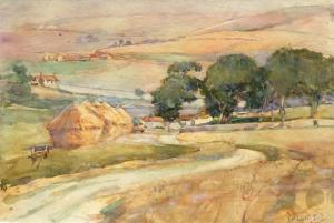 JOHNSON Esther Borough 1896-1926,A Dorset Landscape,Keys GB 2017-06-09
