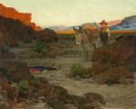 JOHNSON Frank Tenney 1874-1939,The Pool in the Desert,Altermann Gallery US 2015-12-12