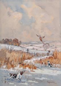 JOHNSON G:A,A Winter Snow Covered Landscape,1976,John Nicholson GB 2017-06-28