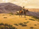 JOHNSON Harvey William 1921-2005,Passing Through Dakota Territory,Altermann Gallery US 2008-09-13