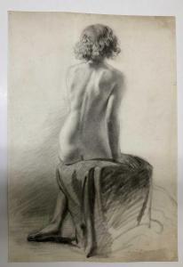 JOHNSON Herbert 1878-1946,a female nude,Keys GB 2022-01-21