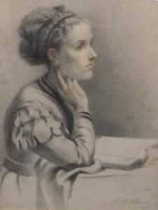 JOHNSON Herbert 1878-1946,Portrait of Mrs Keene,Rosebery's GB 2011-11-05