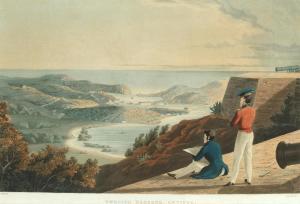 JOHNSON James 1803-1834,English Harbour, Antigua, from Great George Fort, ,Bonhams GB 2019-02-06