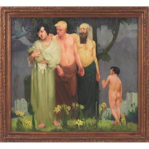 JOHNSON John Theodore 1902-1963,Stages of Life,1935,Treadway US 2010-09-12