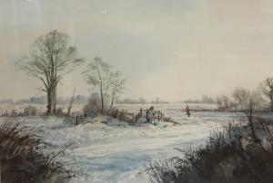 JOHNSON Keith 1942,winter scene,Keys GB 2022-11-11