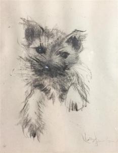 Johnson Molly,Portrait of a Puppy,Theodore Bruce AU 2017-09-24