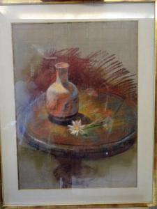 JOHNSON Oliver 1948,Marguerite et vase,1978,Millon & Associés FR 2017-12-02