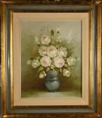 JOHNSON P,Fleurs blanches dans un vase,Etienne de Baecque FR 2013-10-12