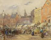 JOHNSON Patty 1847-1907,A Street Market,Sworders GB 2011-07-13