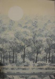 JOHNSON Peter 1948,Woods in winter,Moore Allen & Innocent GB 2018-05-18