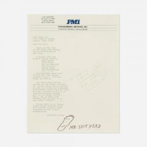 JOHNSON Ray 1927-1994,Untitled (Dear Mr. Held),Wright US 2024-02-01