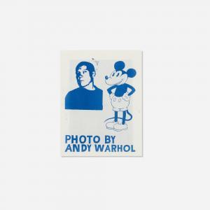 JOHNSON Ray 1927-1994,Untitled (Photo by Andy Warhol),Wright US 2024-04-18