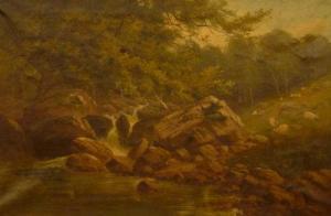 JOHNSON S.Y 1800-1900,River Landscape with Sheep,1905,Sworders GB 2012-02-22