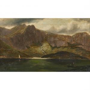 JOHNSON Sydney Yates 1890-1926,Lake in the Hills,1880,Clars Auction Gallery US 2022-12-18