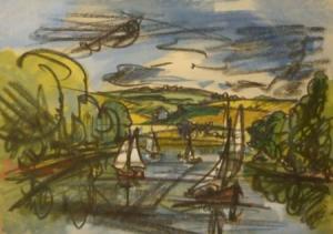 JOHNSON WATSON,Sailing Boats on River,1954,Keys GB 2009-02-06