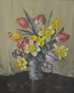 JOHNSON William 1800-1900,Still life of flowers,Gilding's GB 2016-03-01