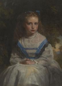 JOHNSTON Alexander 1815-1891,Portrait of a girl,Rosebery's GB 2020-09-23